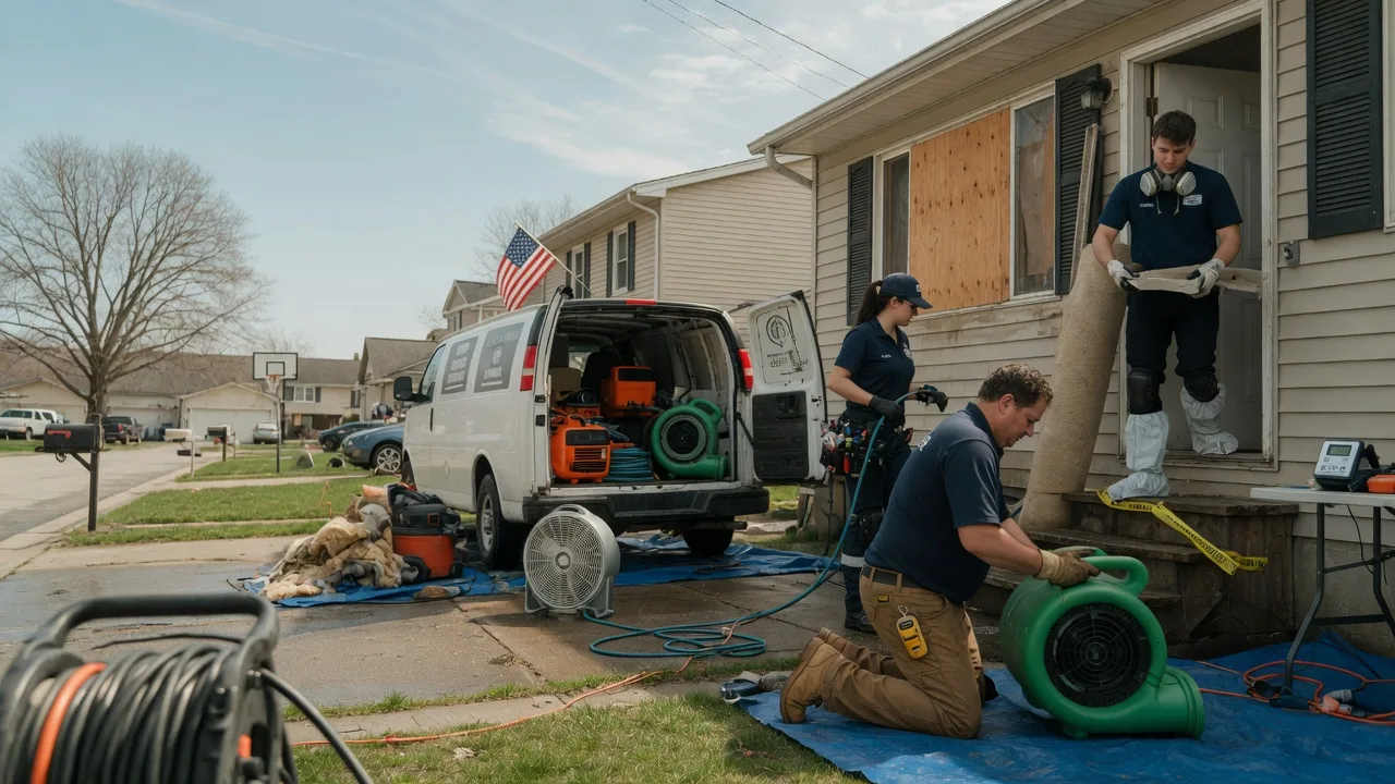 Water Damage Restoration in Chapman, KS near me